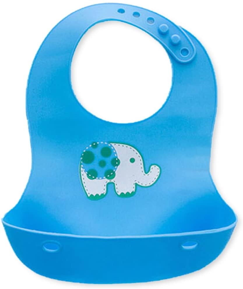 Silicone Baby Bibs, 100% Waterproof Baby Bibs